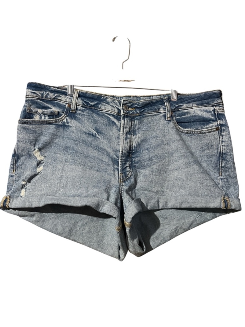 Old Navy High Rise O.G. Straight Secret Smooth Pocket Jean Shorts